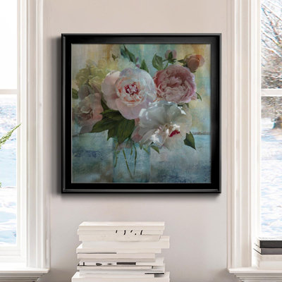 " Peony Bouquet I " Painting Print