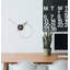 Solid Wood, Fibreglass Analog Wall Clock-49381032