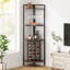 Aljawhara Wine Bottle & Glass Rack-1220968103
