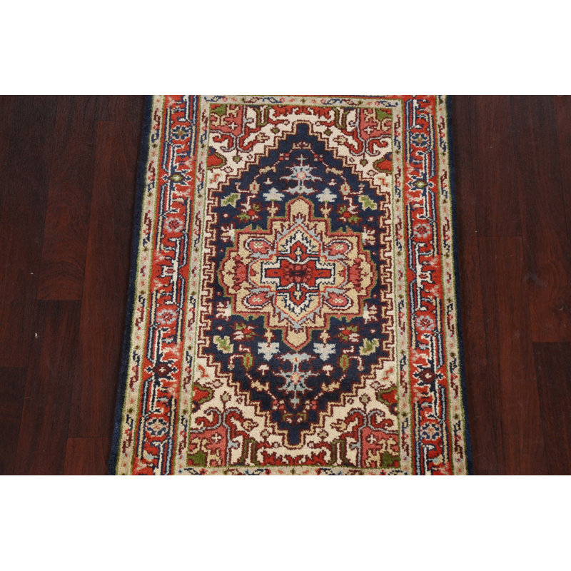 Tapis oriental géométrique en laine 3x5