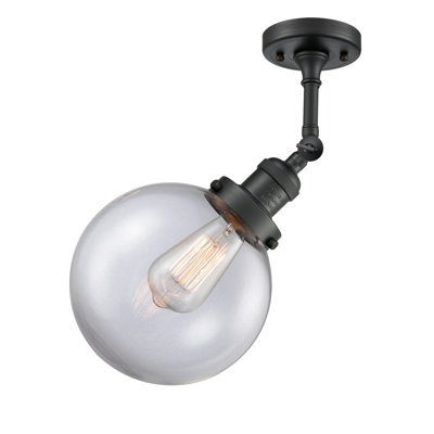 Plafonnier semi-encastré à 1 lumière Zarmayr