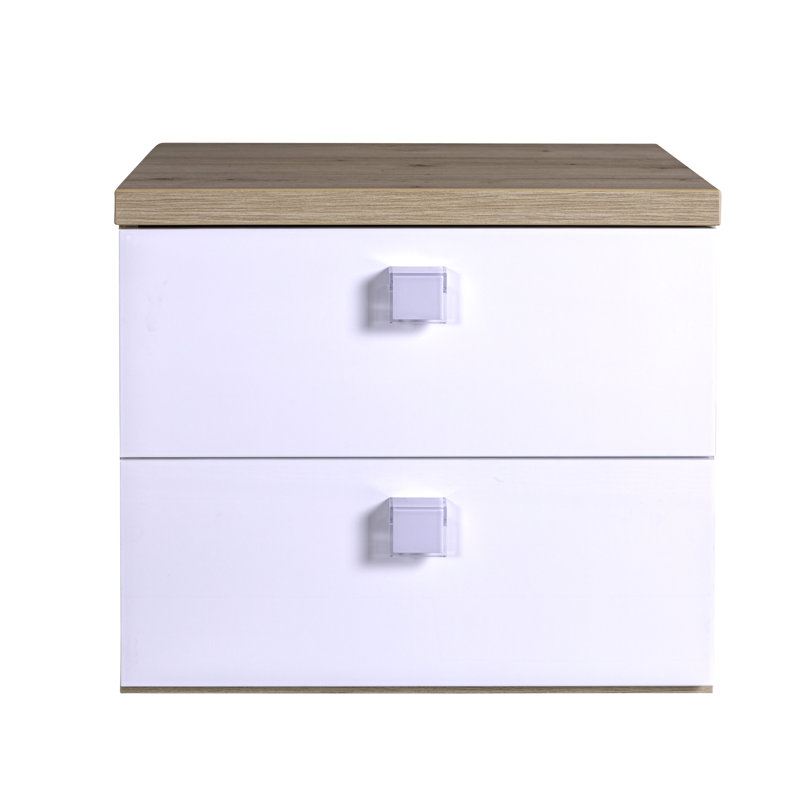 Globo 43cm W Manufactured Wood Bedside Table