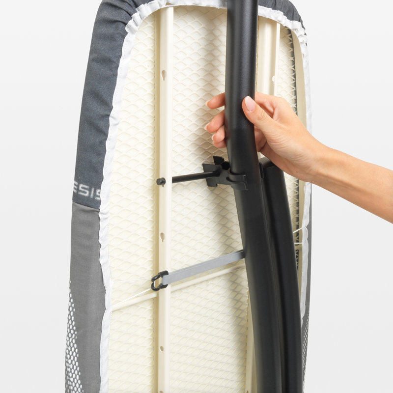 Titan Oval Black Frame Heat Resistant Ironing Board, 53 x 18 inches