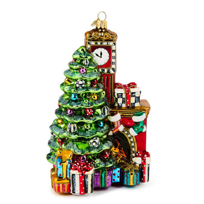 Fireplace Glass Ornament