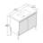 35.9'' Single Bathroom Vanity with Ceramic Top-1189324149