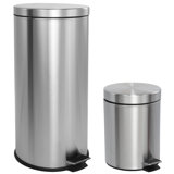 Steel Step On Kitchen Trash Can - 8 Gallons