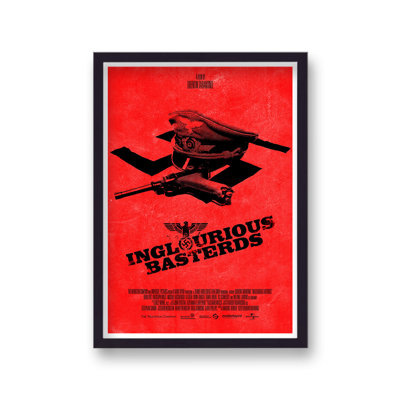 Inglorious Basterds V2 Reimagined Movie 1 Piece Single Picture Frame Wall Art