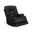 Fauteuil inclinable électrique standard en cuir véritable de 37,5 po de largeur-831026407
