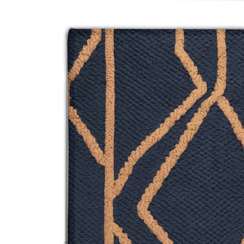Trellis Gray Indoor and Outdoor Area Rug, Rectangle 2' x 3'