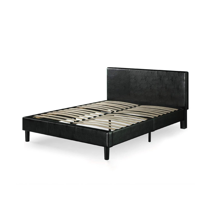 Brayden Vegan Leather Platform Bed, King