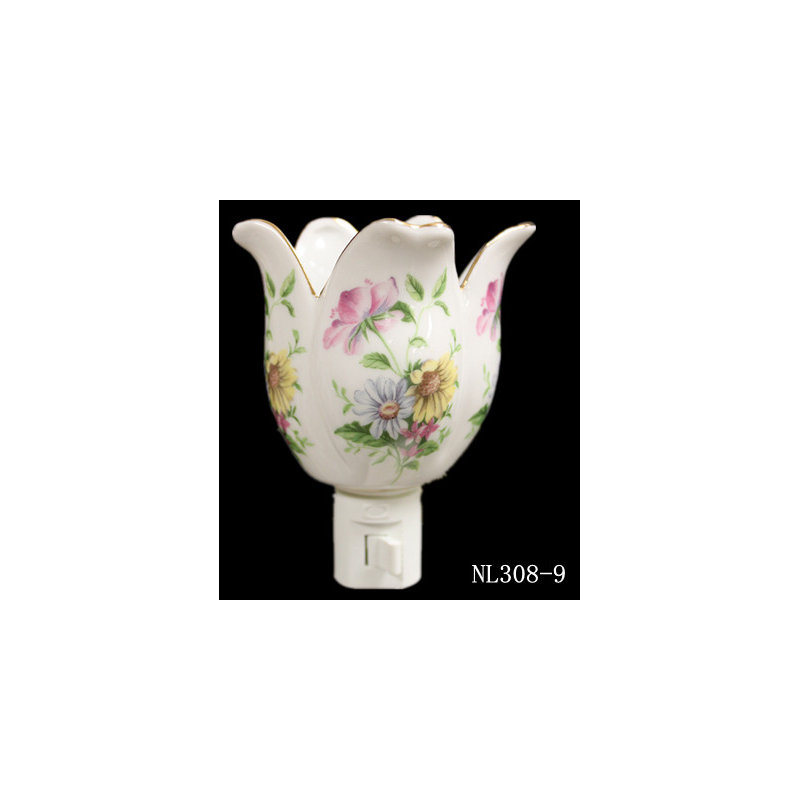 Veilleuse fleur sur tulipe