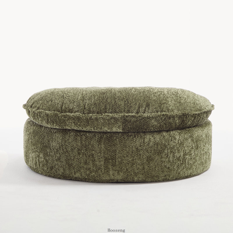 Repose-pieds pour canapé Lazy, autonome, Polyester vert olive