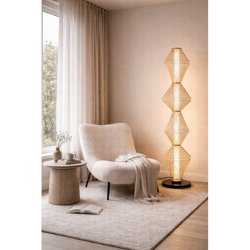 Lampe sur pied à DEL Oranique
