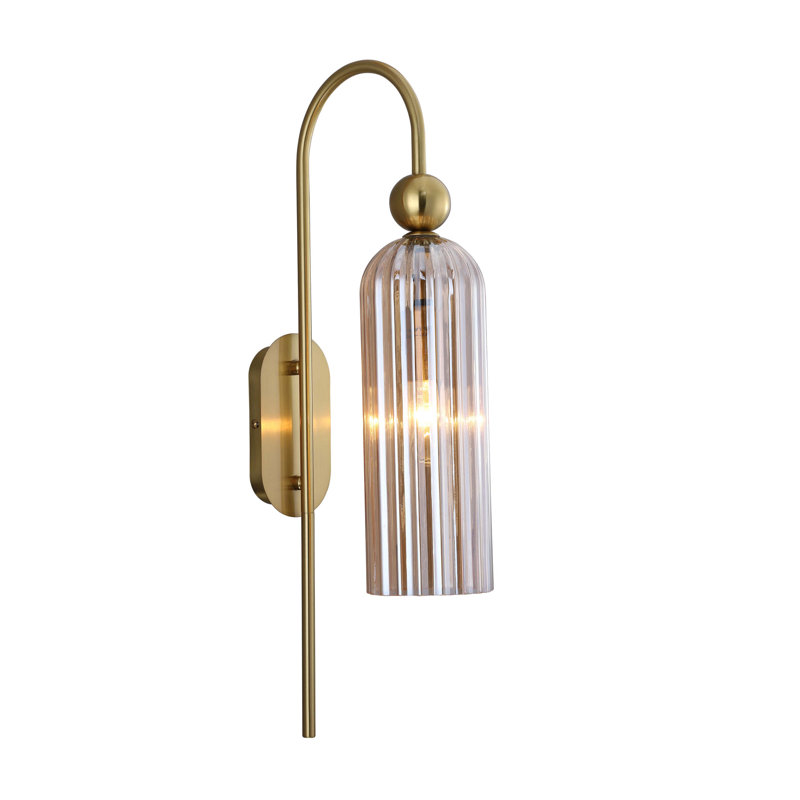 Wolak Armed Sconce, Amber