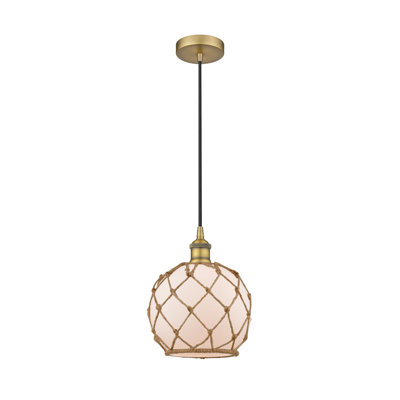 Luminaire suspendu simple à 1 lumière Haytham