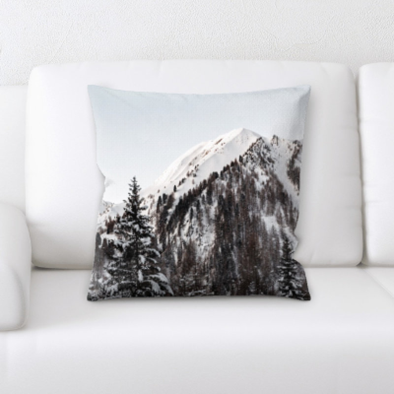 Winter Microsuede Reversible Throw Pillow