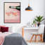 Giclée rose pour deux verres encadrés, design par The Prints Vibe-130757568-130757571