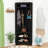 Modern Corner Coat Rack with Shoe Bench & Storage-1564157210