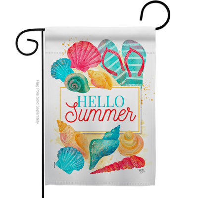 Double Sided 18.5'' H x 13'' W Polyester Garden Flag