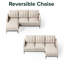 Canapé modulaire réversible de 77,6 po Thompson-559664094
