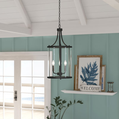 Cleveland 3 - Light Dimmable Lantern Cylinder Chandelier