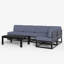 6 - Piece Outdoor Modular Sectional Set with Coffee Table-1412985270