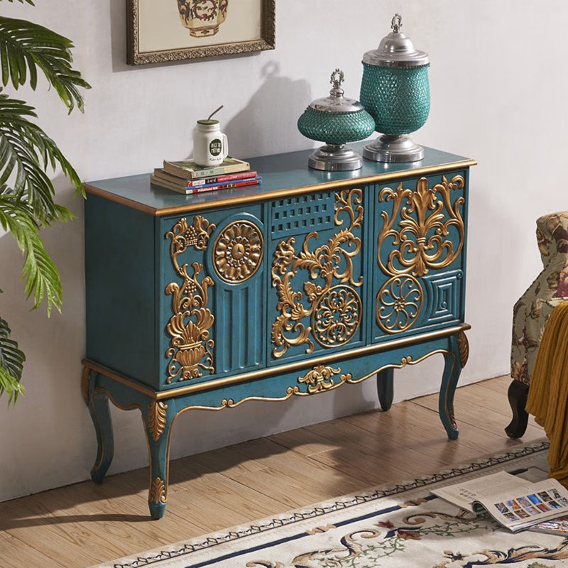 Vintage Entryway Accent Cabinet Sideboard
