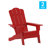 Ayleah Commercial All-Weather Adirondack Chairs with Cupholders-1083030688