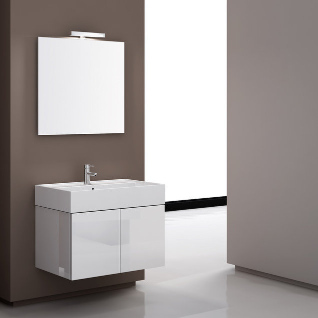 Ensemble de meuble-lavabo mural simple 31 po Smile