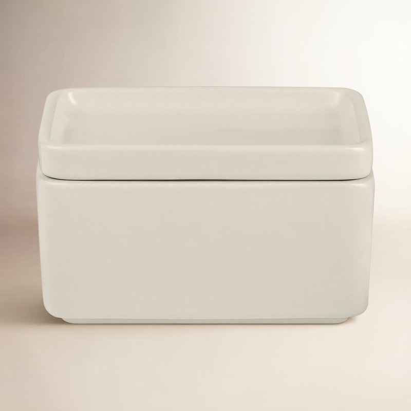 Pilar Butter Dish Or Condiment/snack Server, Moonbeam