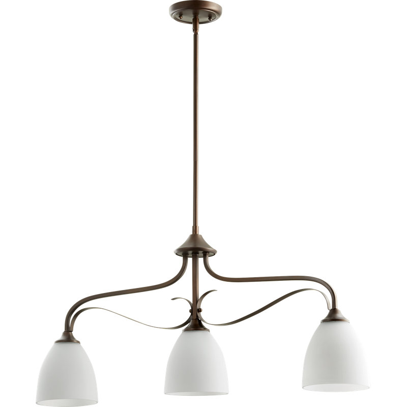 Brookview 3 - Light Kitchen Island Pendant, Oiled Bronze