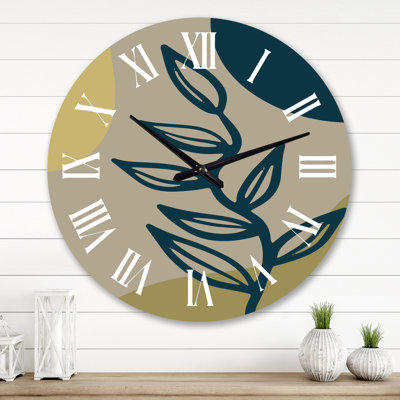 Très grande horloge murale Boho