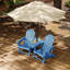 Ensemble de 2 chaises Adirondack