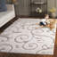 Tapis à motif floral crème à poil long Deanna-1237722185