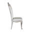 Crème et chaises d'appoint dorées (2) - Style charmant et (de 2)