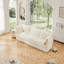 Canapé à housse avec housse, canapé 3 places moderne avec accoudoirs polyvalents, canapé à assise profonde avec plusieurs coussins moelleux, canapé confortable pour le salon, appartement