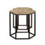 Ensemble de 2 tables gigognes