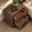 Table de chevet 1 pièce Rustic Modern