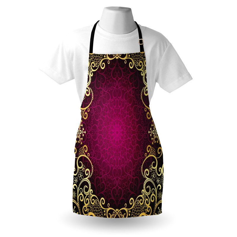 Damask Bib Apron