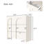 Commode 3 tiroirs l 27,6 "Resmie