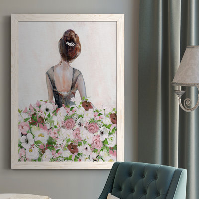 «Beautiful Floral Contemplation I», reproduction d'art sur toile simple