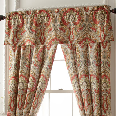 Harrogate Paisley Ruffled Window Valance