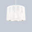 20 cm H Drum Cotton Pendant Shade ( Uno )-649972177