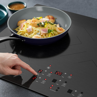 30" Smart Built-In Induction Cooktop with 4 Booster Burners, Flex Zone & Touch Control