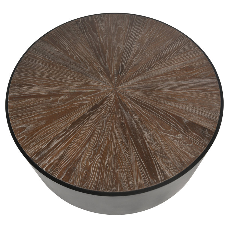Salsbury Solid Wood Coffee Table, Black