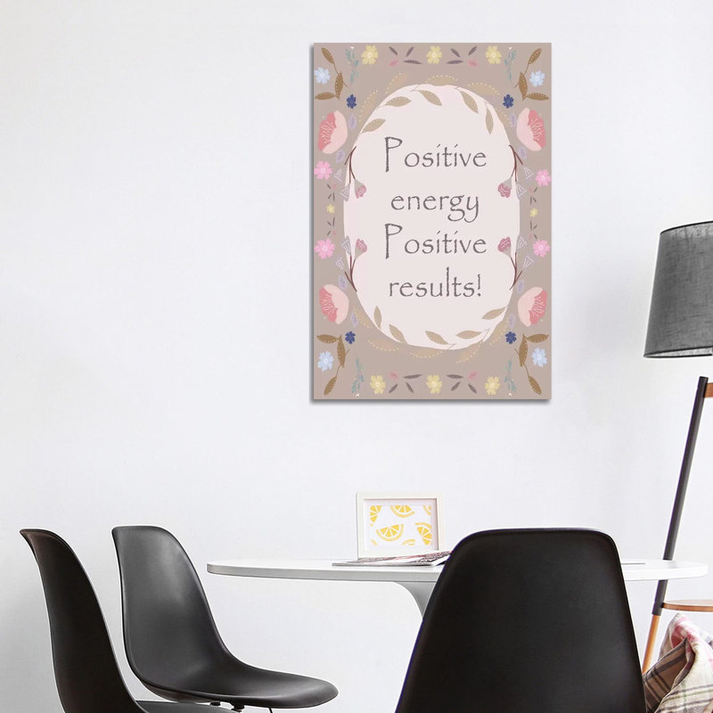 Positive Border by Leah Straatsma - Wrapped Canvas Gallery-Wrapped Canvas Giclée, 152.5 cm H x 101.5 cm W
