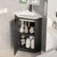 Ensemble de meuble-lavabo de coin 16 po avec lavabo