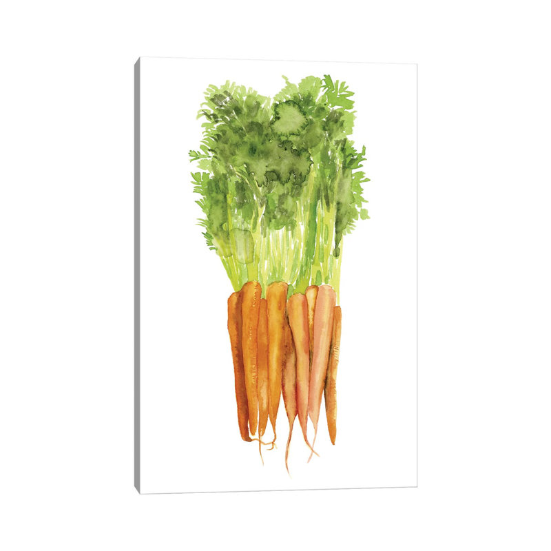Watercolour Veggie III by Naomi McCavitt - 1 Piece Wrapped Canvas Painting, 101.6 cm H x 66.04 cm W x 3.175 cm D