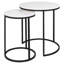 Marble Nesting End Table