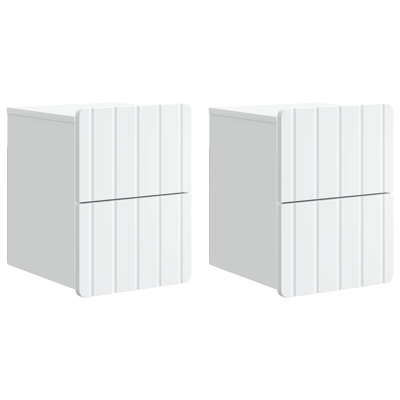 33cm W Manufactured Wood Bedside Table
